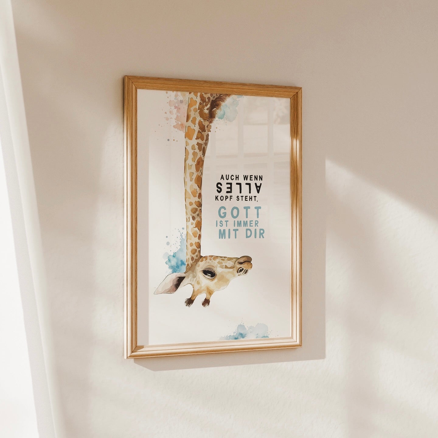 Gott ist mit dir - Poster DIN A3