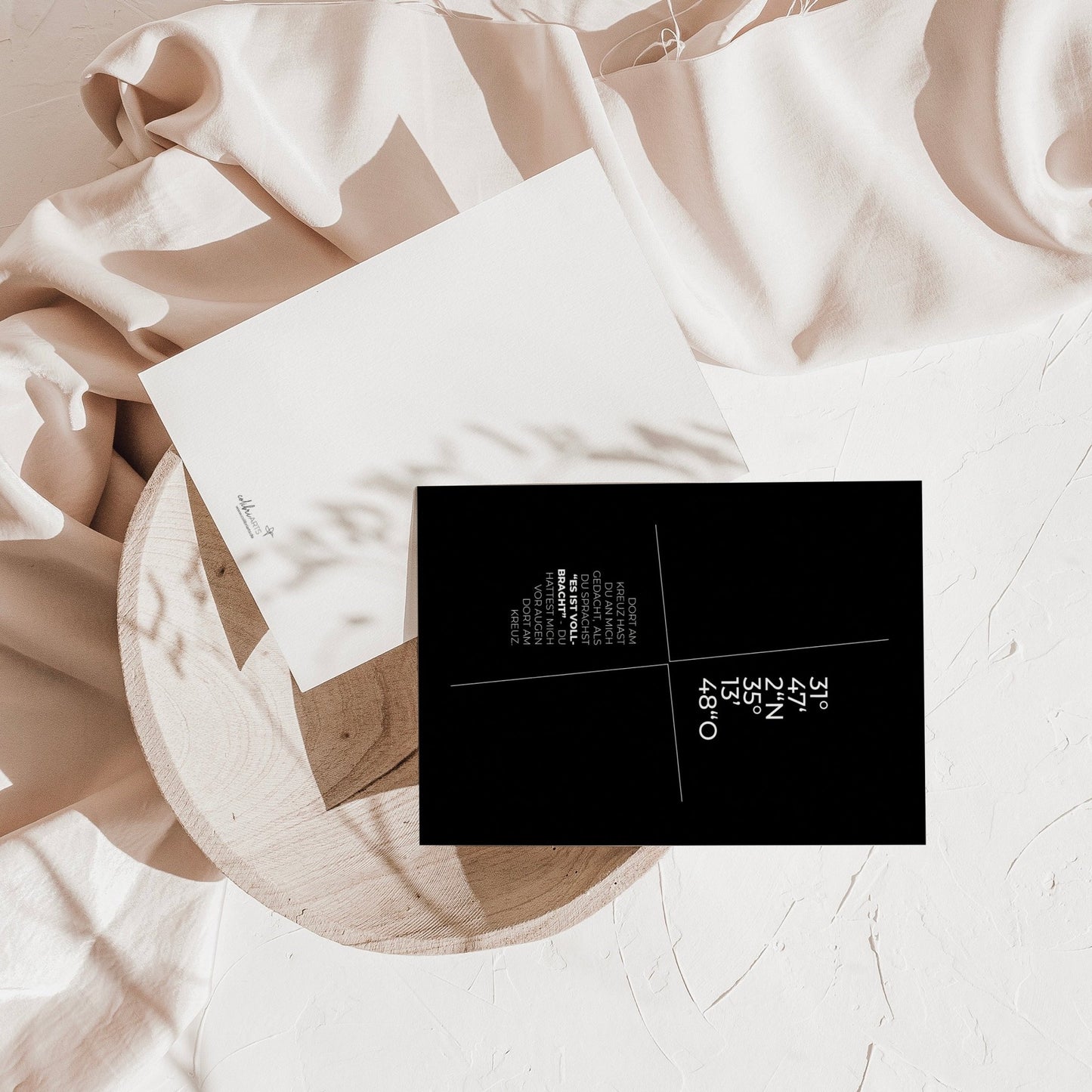 Dort am Kreuz - Karte DIN A6 - colibriARTS