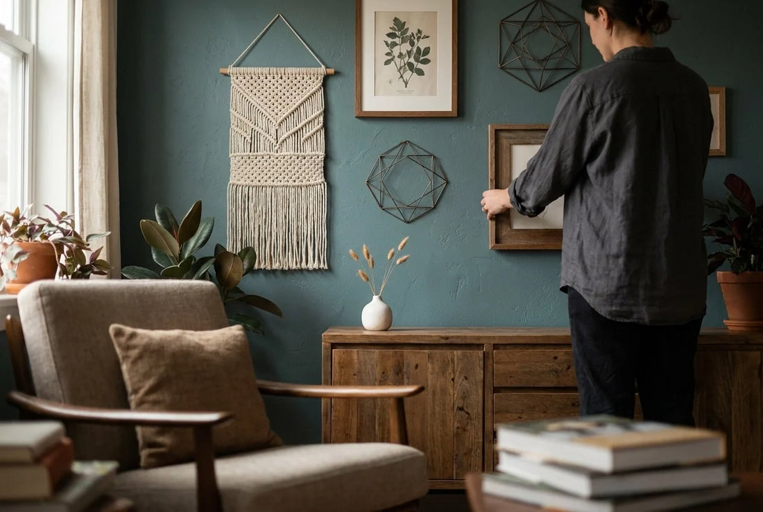 Professional header image for list-based article: Wandbilder fürs Wohnzimmer: 7 Ideen, die deinen Raum wirk...