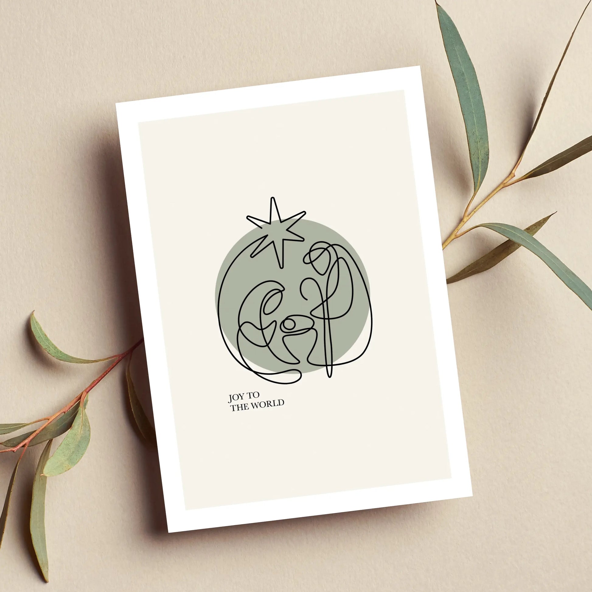 joy to the world - christliche Weihnachtskarten