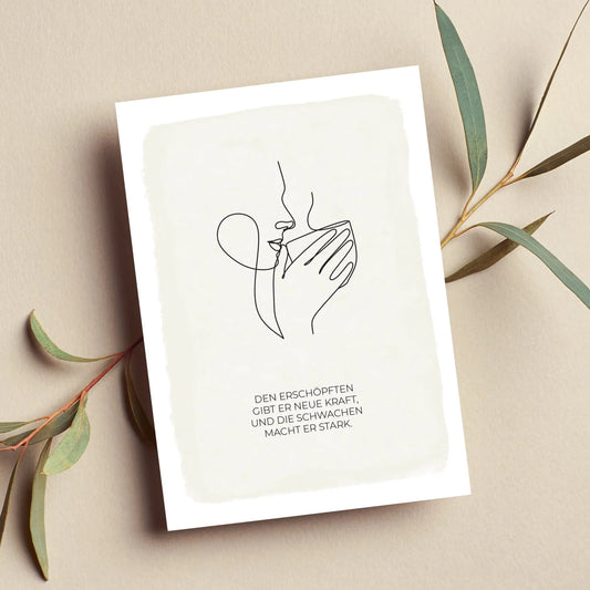 neue kraft - christliche karten