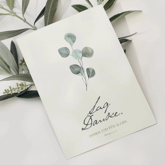 Sag Danke - Karte DIN A6 | Fokus:Jesus