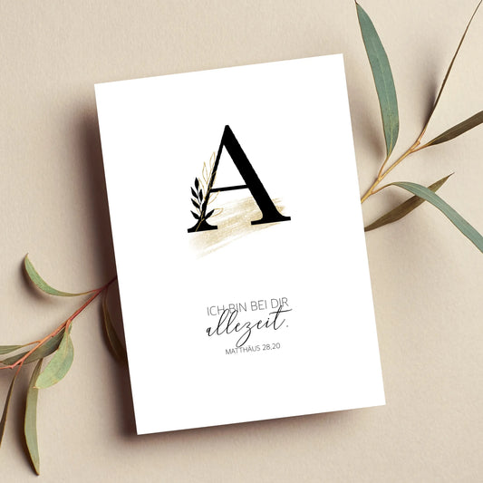 VerheißungsABC - Karte DIN A6