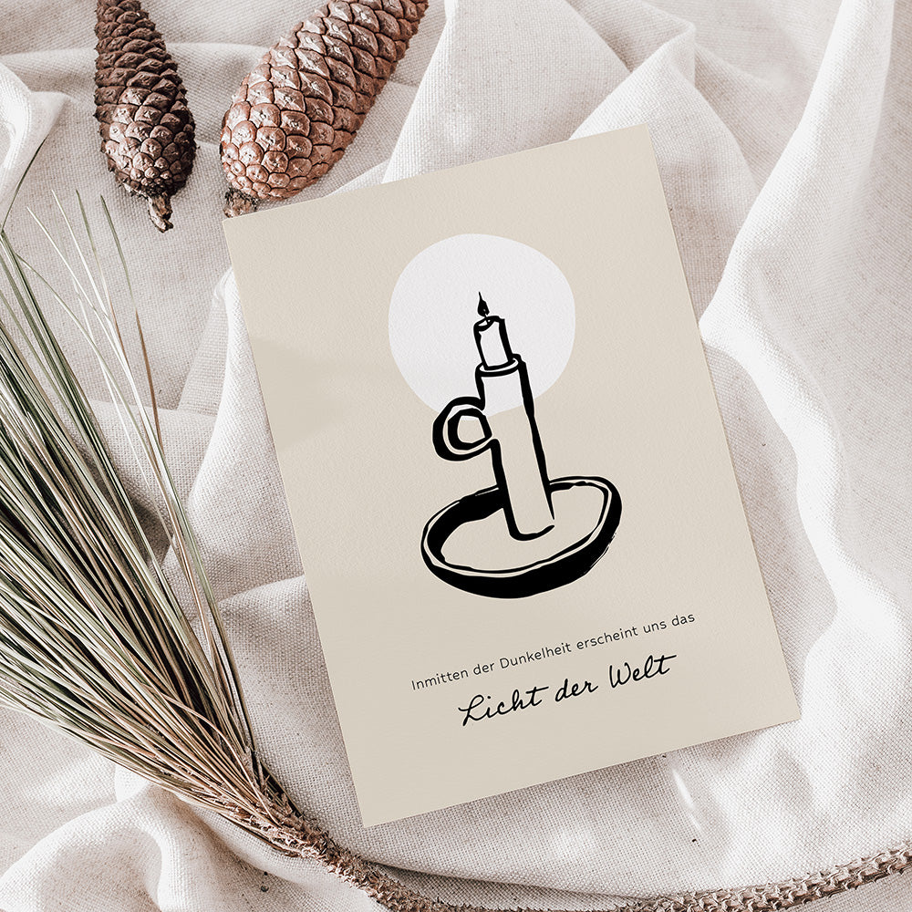 Licht der Welt - Karte DIN A6