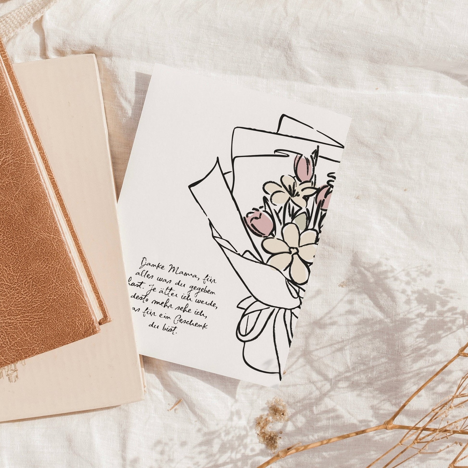 Du bist ein Geschenk - Karte DIN A6 - colibriARTS